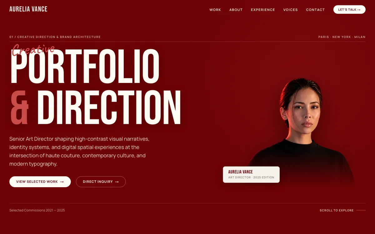 Aurelia Vance homepage